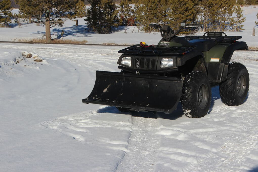 Snow Plows for ATVs and UTVs